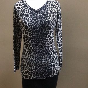 Animal print sweater